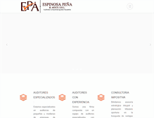 Tablet Screenshot of epaconsultoria.com
